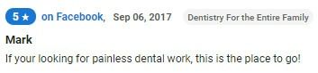 Painless dental work!