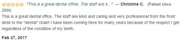 The staff are kind, caring, and professional from the front desk to the dental chair.